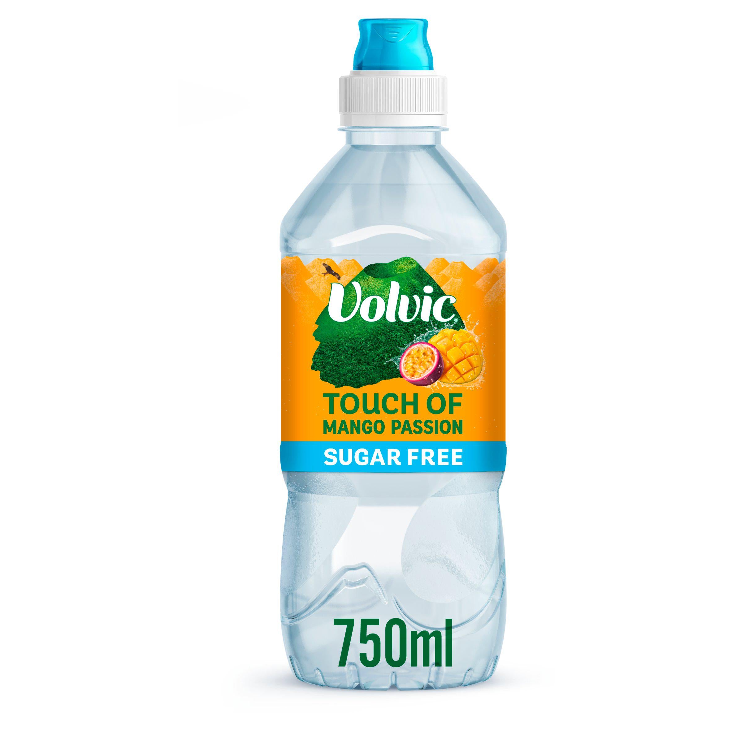 Volvic Touch of Fruit Mango Passion Flavoured Water 750ml (British brand)