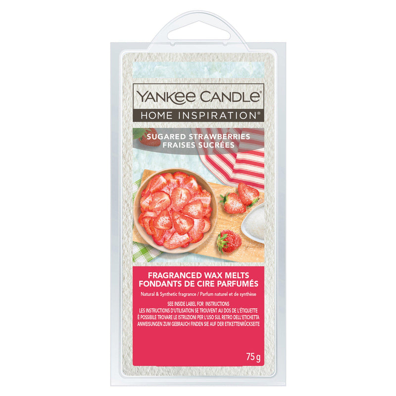 Yankee Candle wax melts Sugared Strawberries 75g - British product