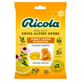 Ricola honey lemon echinacea cough drops 75g (British brand)