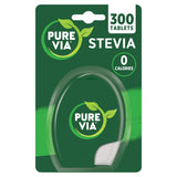 Pure Via stevia sweetener tablets 25.5g, UK version