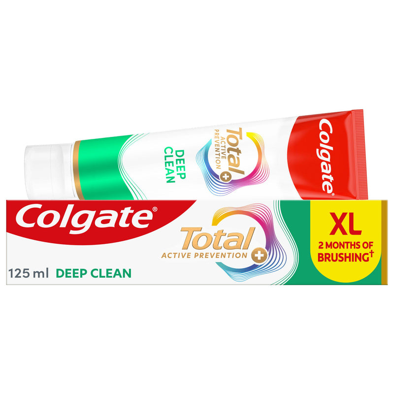 Colgate Total Active Prevention toothpaste 125ml, UK version