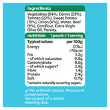 Heinz baby food pouch sweet potato and beef casserole 130g, UK version
