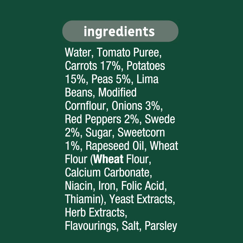 Heinz chunky vegetable big soup 400g can, UK version