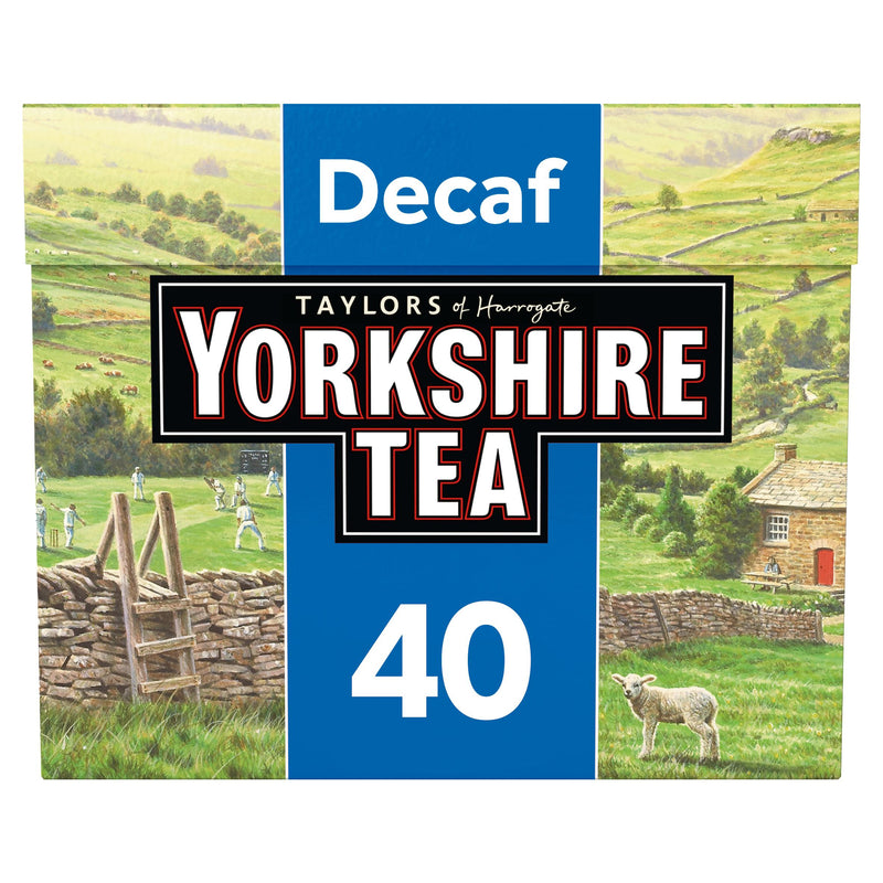 Taylors of Harrogate decaf tea 40 bags 125g, UK version