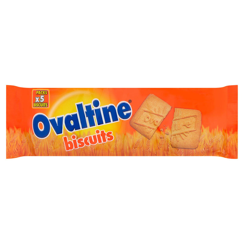 Ovaltine malted milk biscuits 150g pack, imported from the UK
