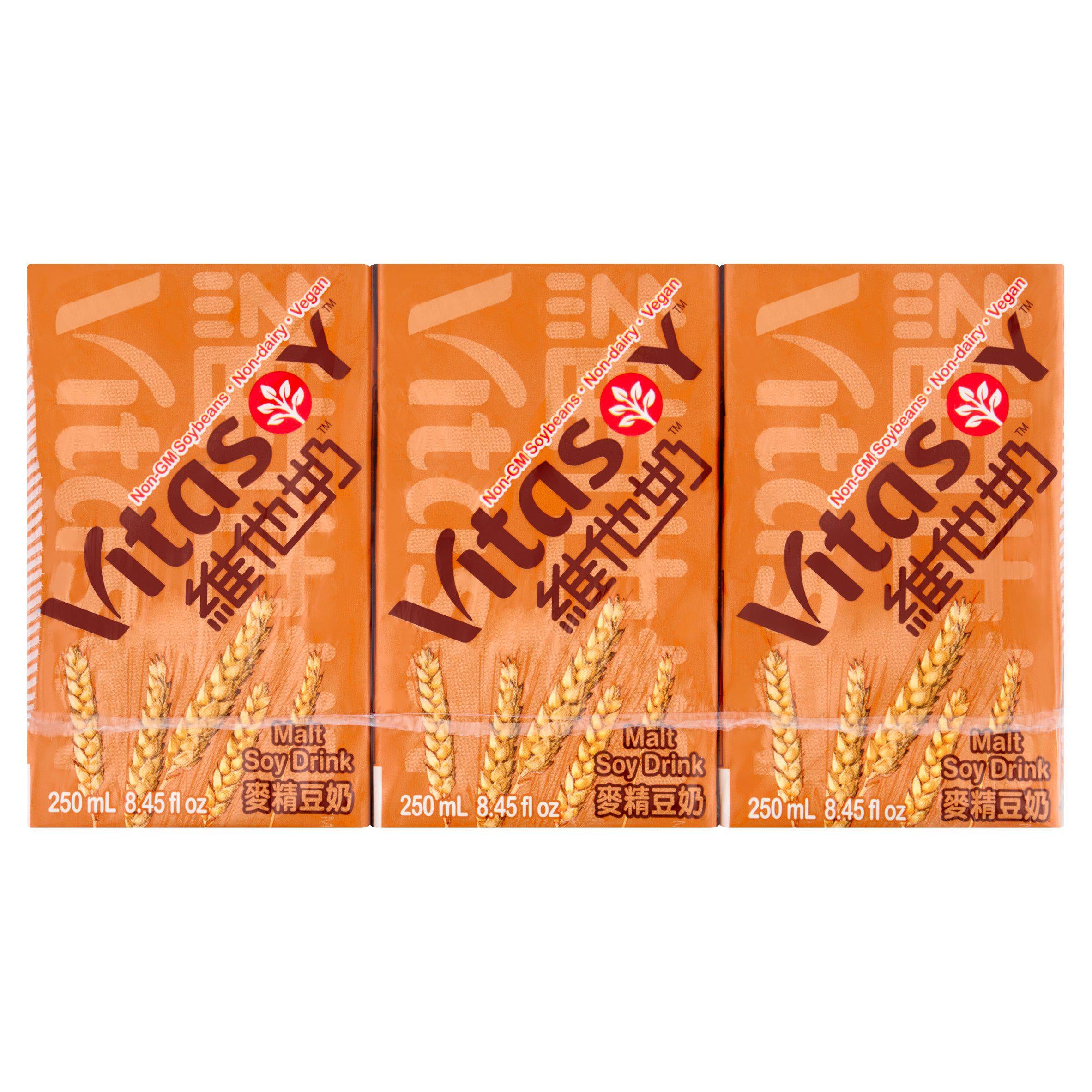 Vitasoy malt soy drink 6 x 250ml (British brand)