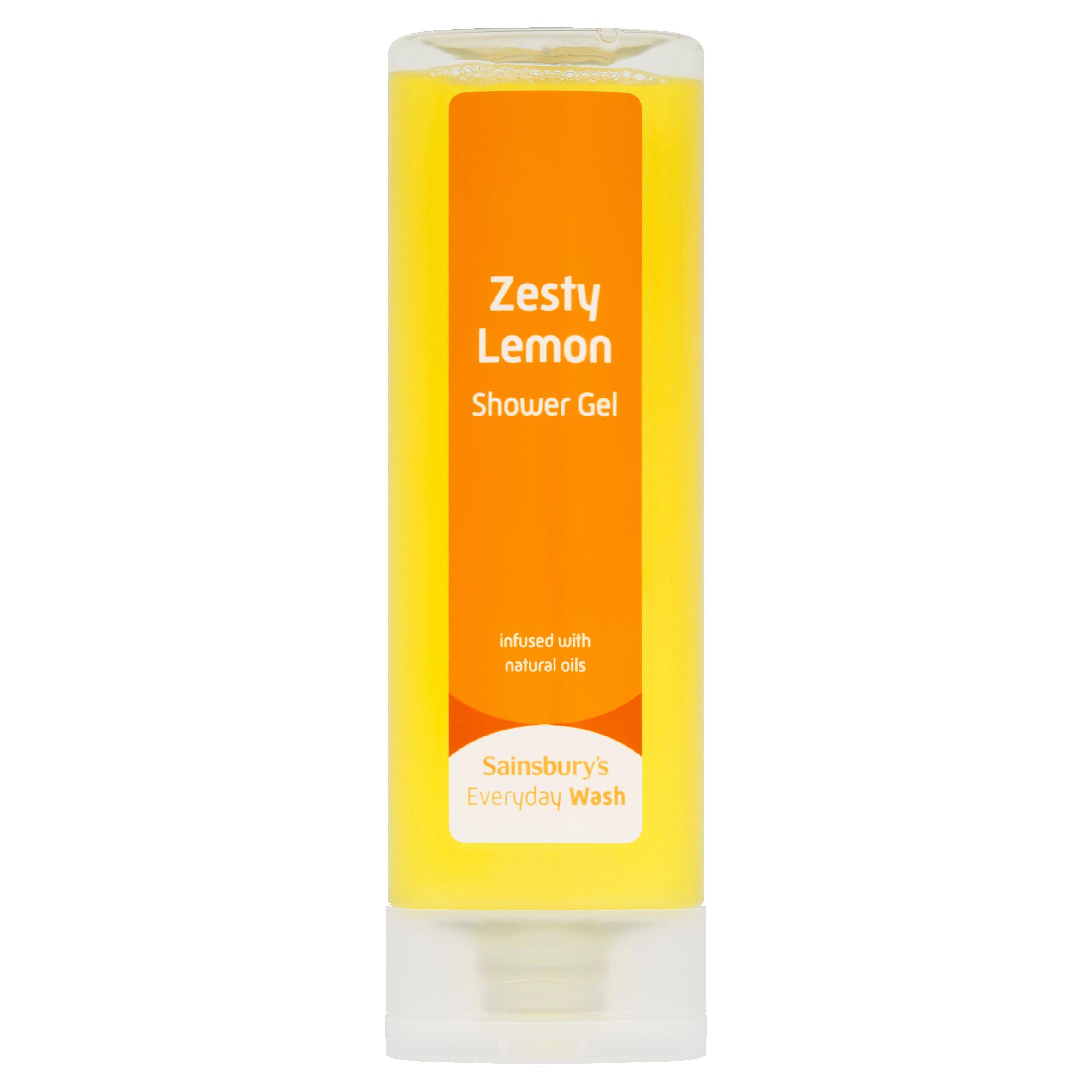 Sainsbury's Zesty Lemon shower gel 250ml, UK version