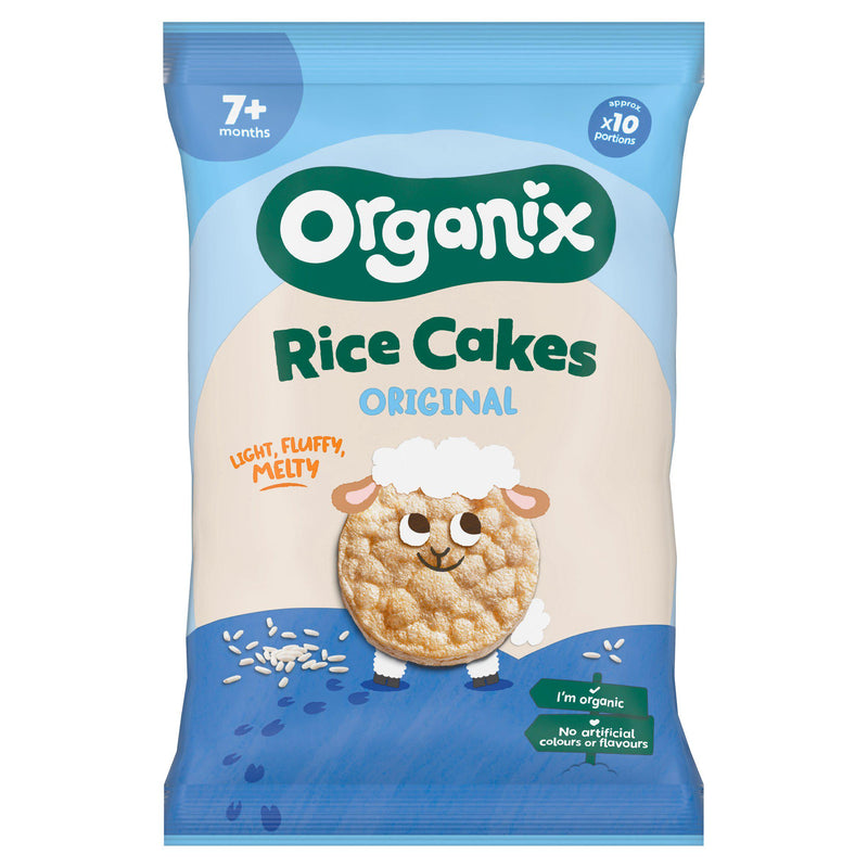 Organix baby rice cakes original 40g, imported from the UK