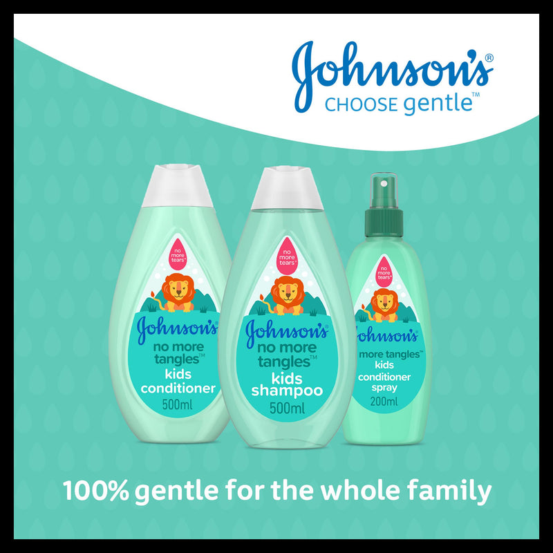 Johnson's No More Tangles Kids Shampoo 500ml, imported from the UK