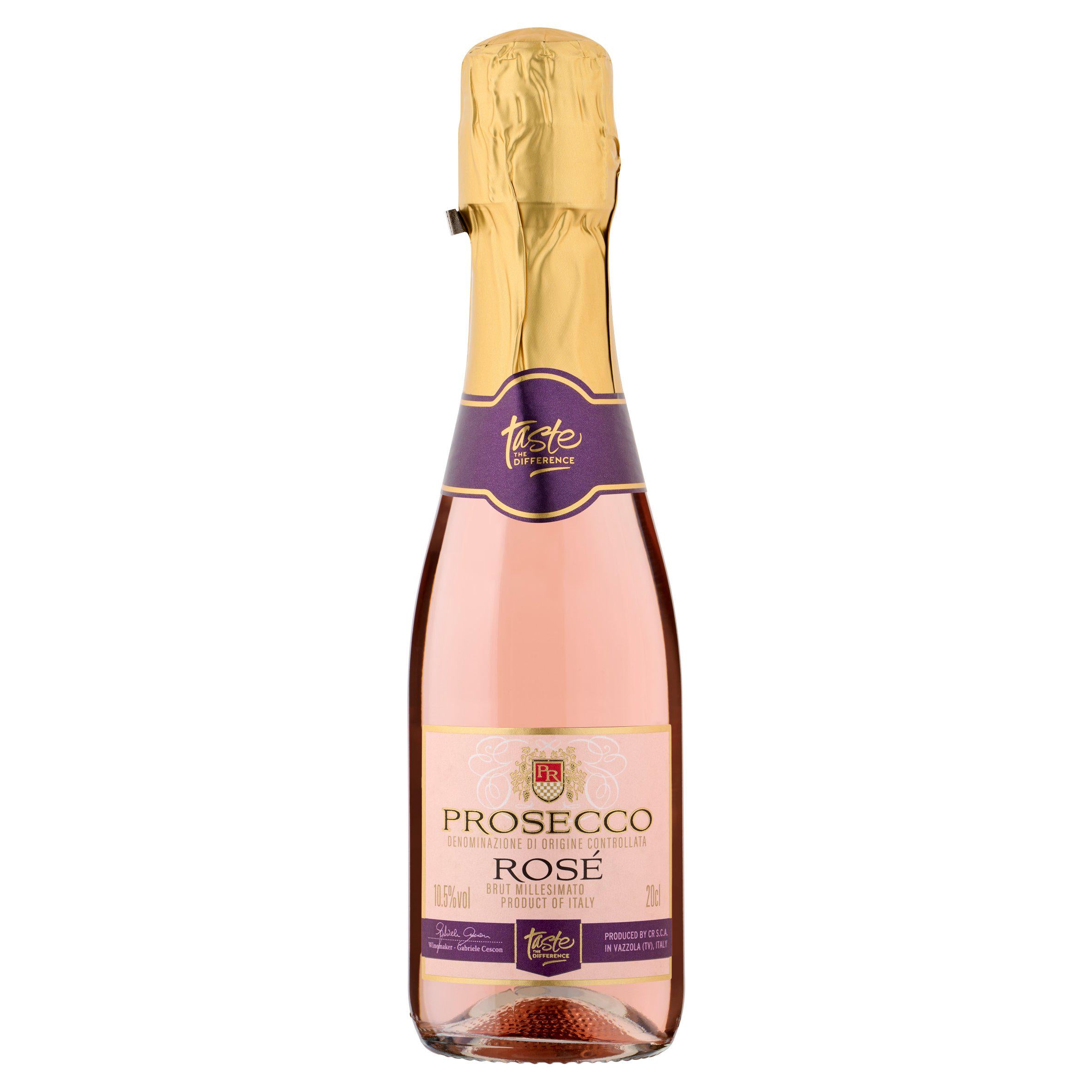 Sainsbury's Prosecco DOC Rosé Brut 20cl - British product