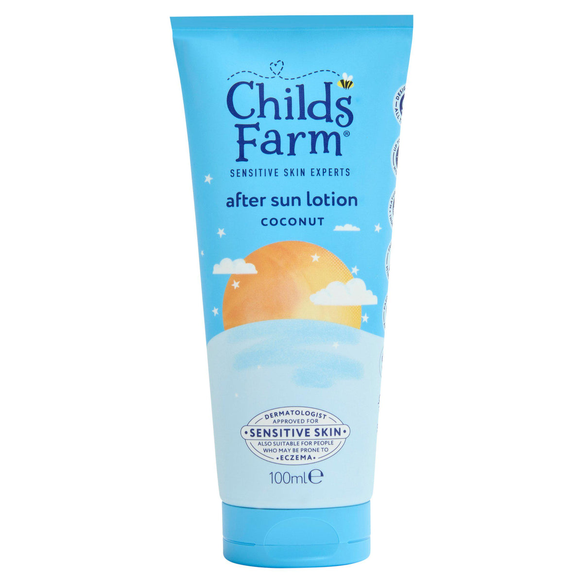 Childs Farm coconut after sun lotion 100ml, imported from the UK