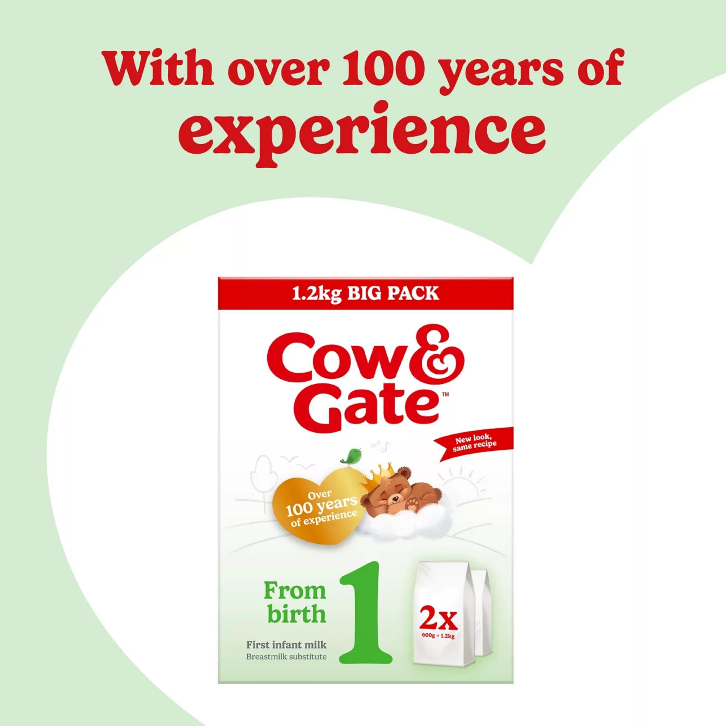 Cow & Gate First Infant Milk baby formula 1.2kg, UK version