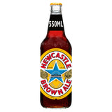 Newcastle brown ale bottle 550ml, imported from the UK