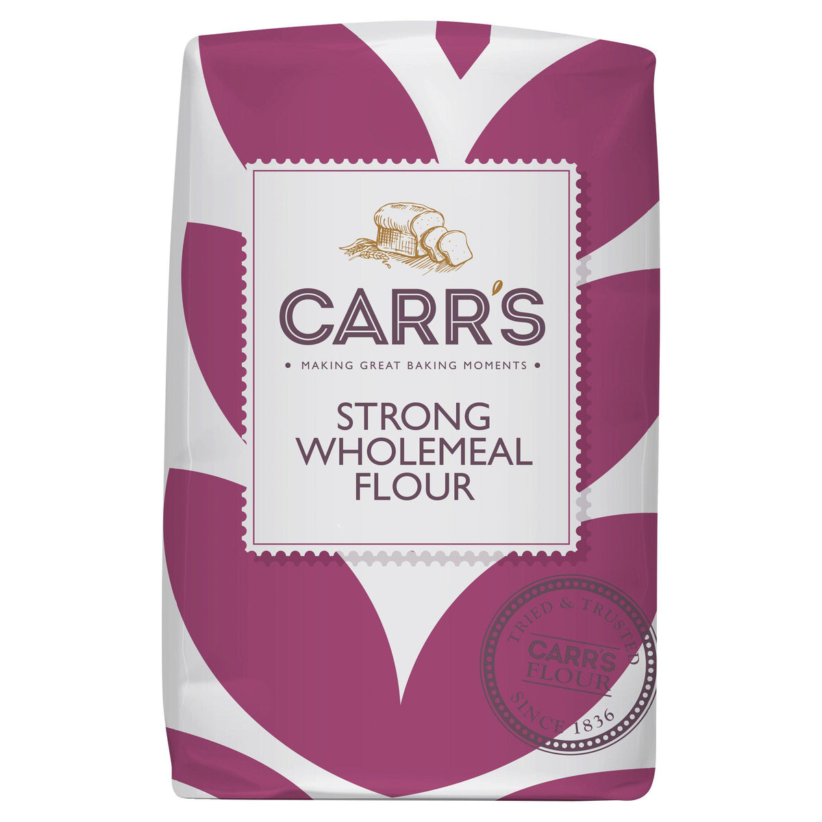 Carrs wholemeal bread flour 1.5kg - British product