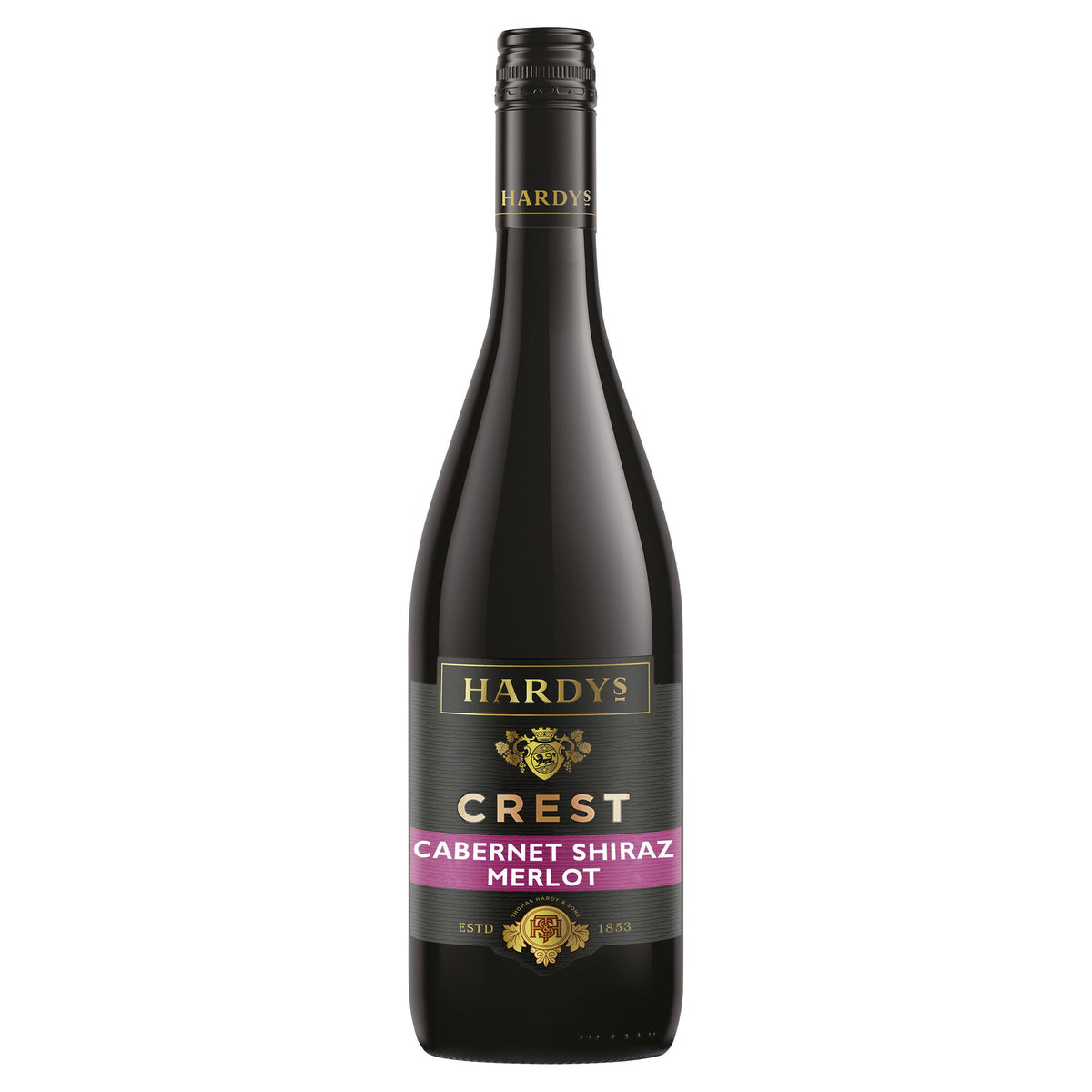 Hardys Crest Cabernet Shiraz Merlot Red Wine 75cl, UK version