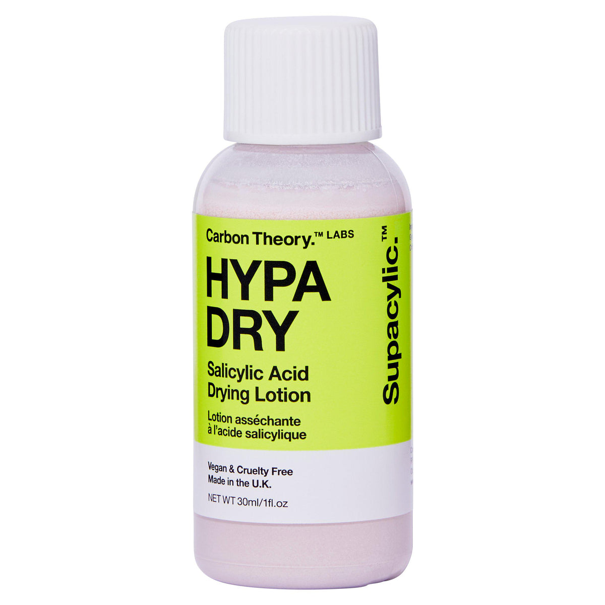 Carbon Theory Supacylic Drying Lotion 30ml - British product