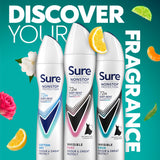 Sure Invisible Pure antiperspirant deodorant spray 250ml - British product