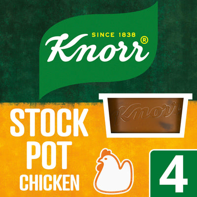 Sainsburys Knorr 4 x 28g Chicken Stock Pots- Buy online at McGrocer