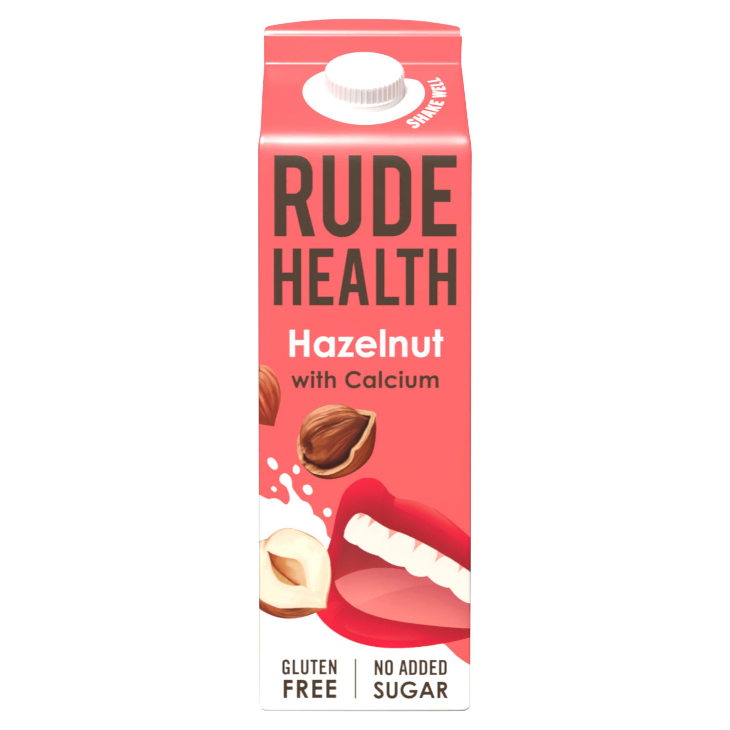 Rude Health hazelnut drink with calcium 1L (British brand)