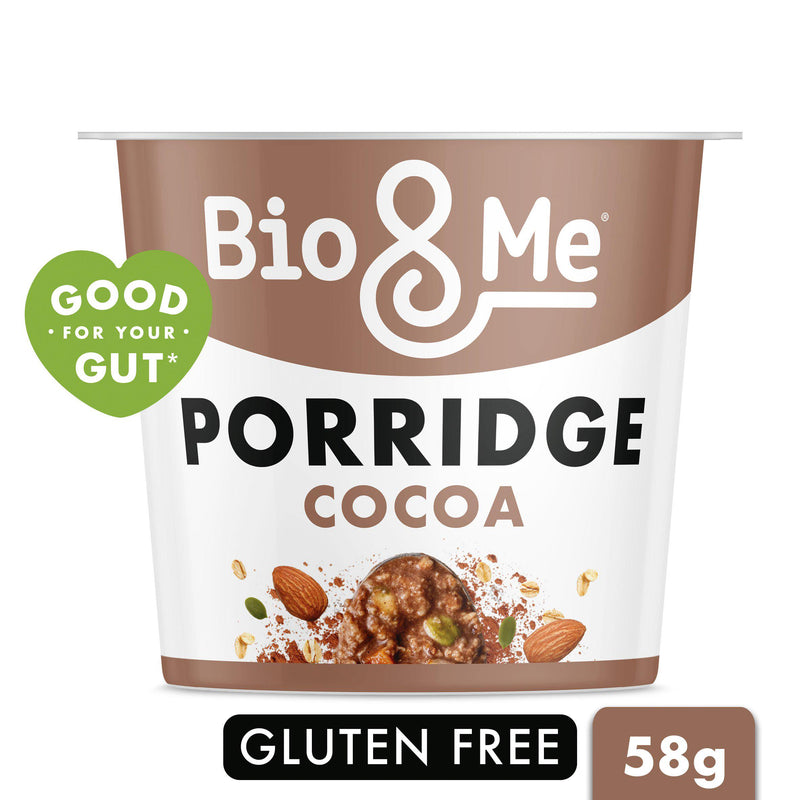 Bio & Me cocoa porridge 58g pot - British product