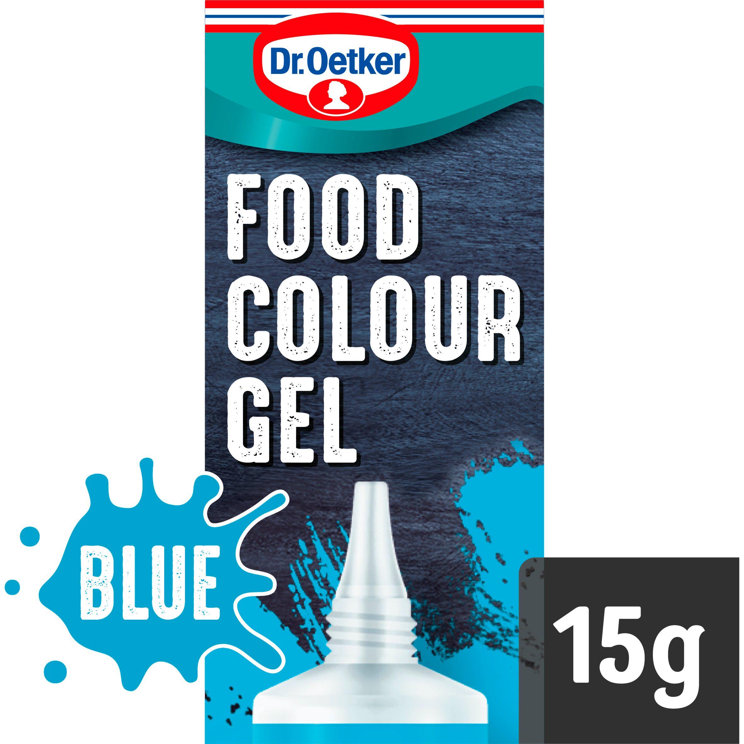 Dr. Oetker extra strong blue food colouring gel 15g - British product