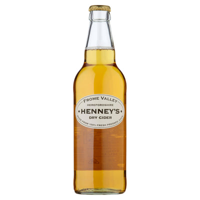 Sainsburys Henney's Frome Valley Dry Cider Apple Drink 500ml- Buy online at McGrocer