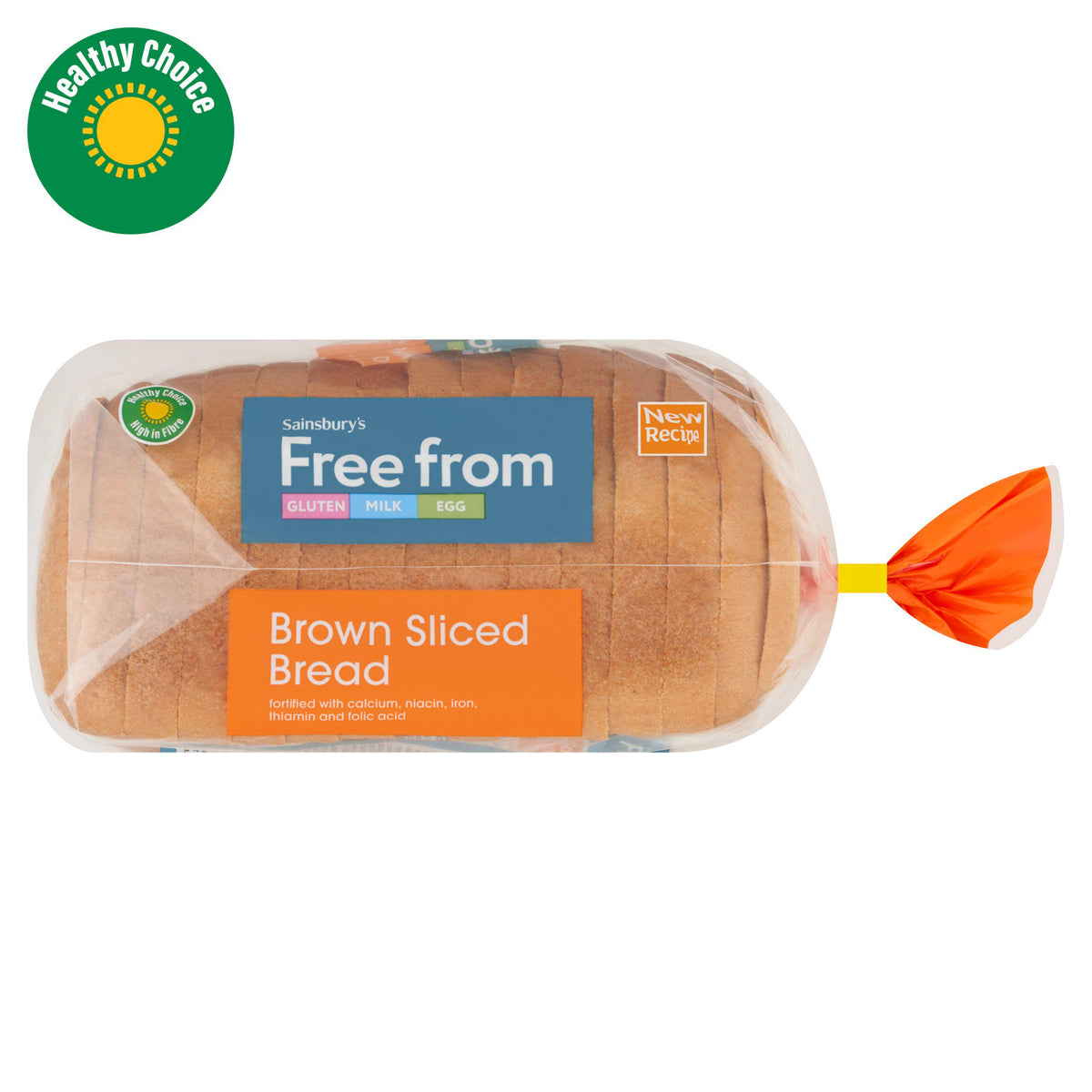 Sainsbury's Free From Brown Sliced Bread 535g (British brand)