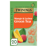 Twinings mango lychee green tea 20 tea bags - British product