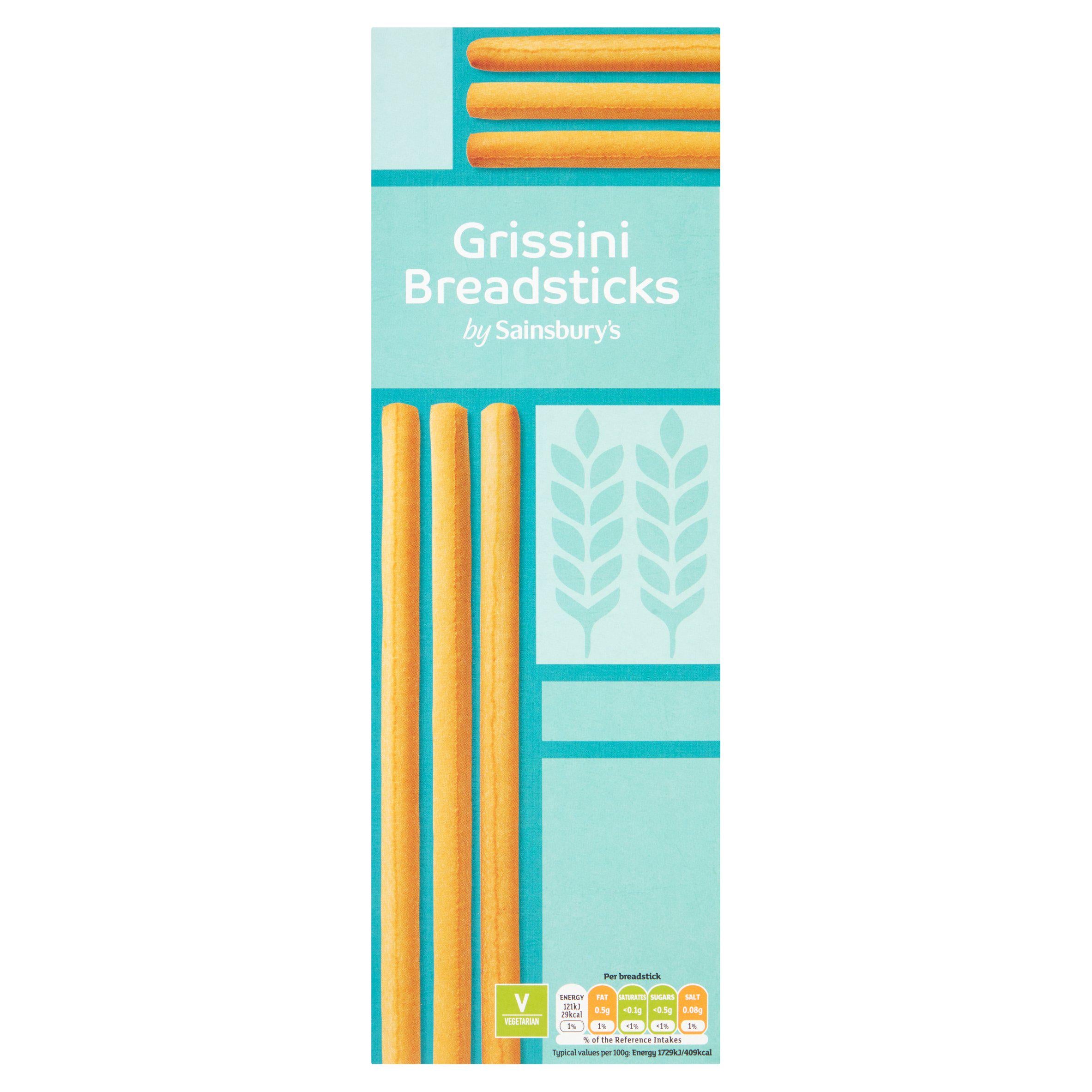 Sainsbury's breadsticks 125g, UK version