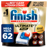 Finish Ultimate Plus dishwasher tablets Fresh 62 tabs - British product