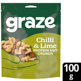 Graze Protein Chilli & Lime Vegan Mixed Nuts Snack 100g