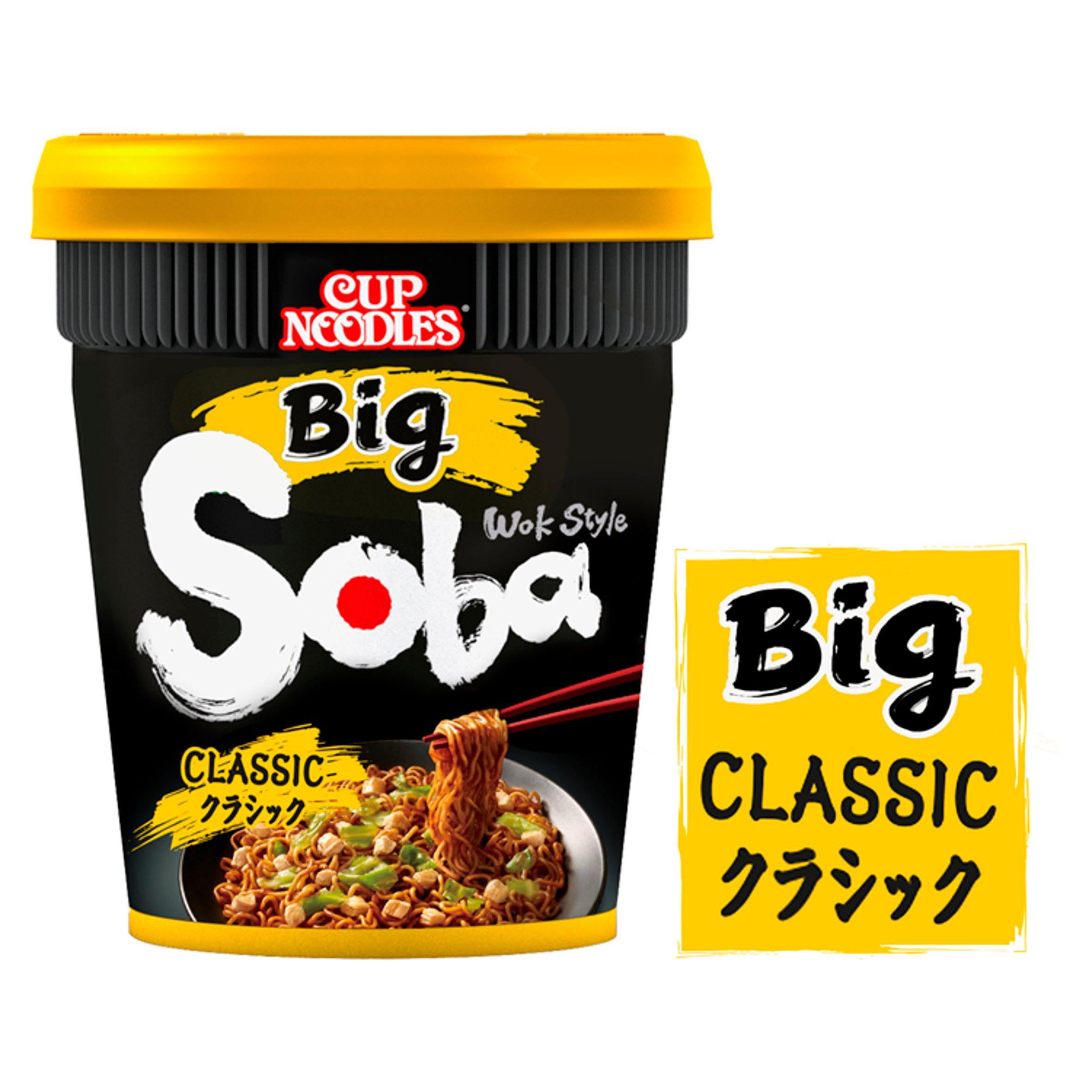 Nissin Soba Classic instant noodles 113g big pot - British product