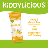 Kiddylicious banana baby wafers 10 pack - British product