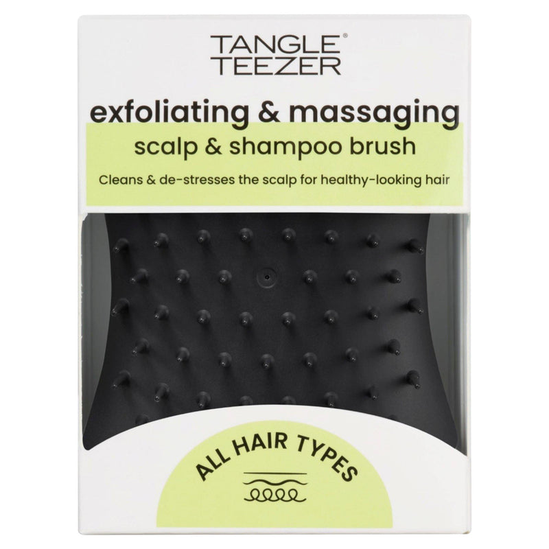 Tangle Teezer scalp exfoliator and massager Black Onyx (British brand)