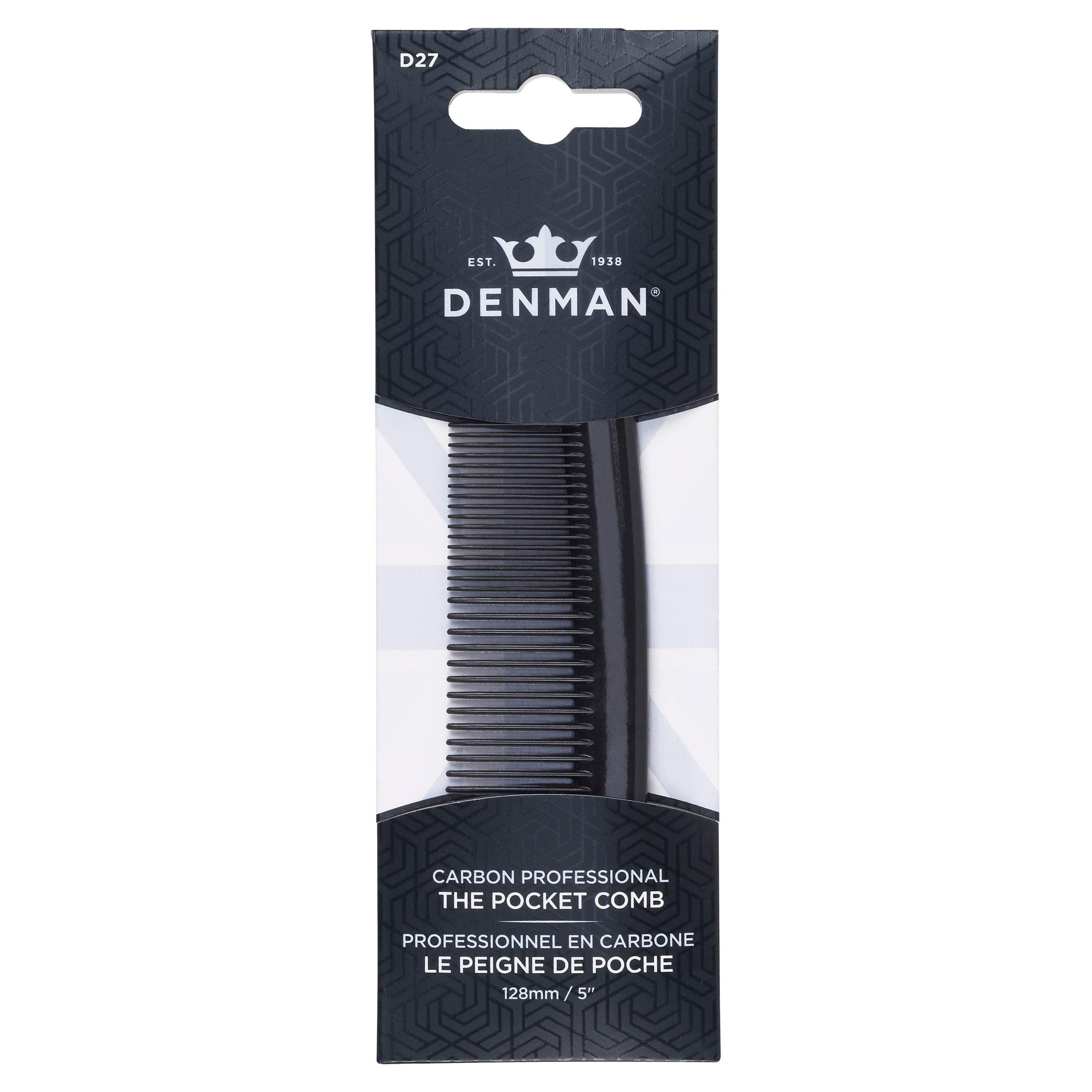 Denman pocket comb 128mm, imported from the UK