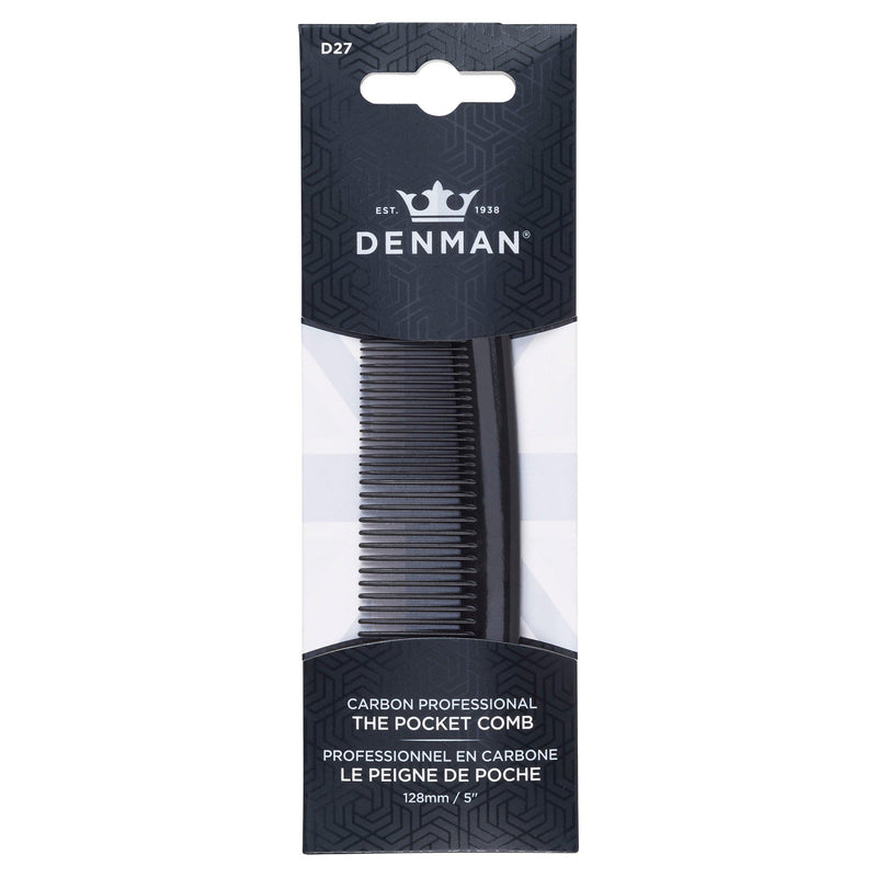 Denman pocket comb 128mm, imported from the UK