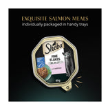Sheba Fine Flakes Salmon in Jelly cat food 85g - British product