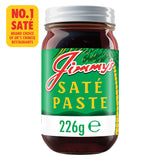 Jimmy's Satay Sauce peanut paste marinade 226g jar, imported from the UK