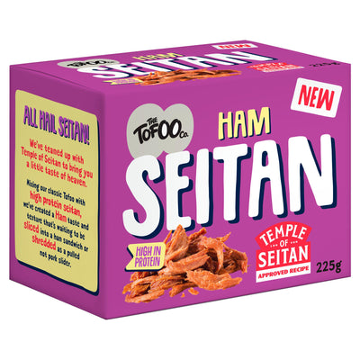 Sainsburys The Tofoo Co. Ham Flavour Seitan Meat Alternative 225g- Buy online at McGrocer