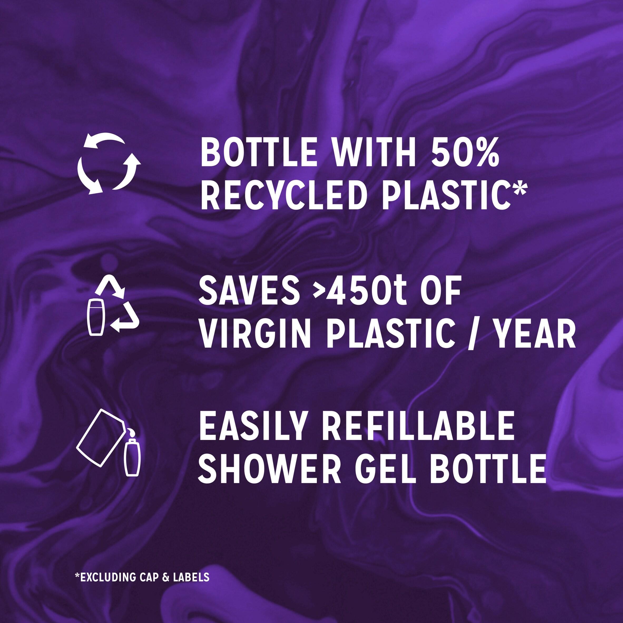 Radox relaxing shower gel lavender waterlily 225ml, imported from the UK