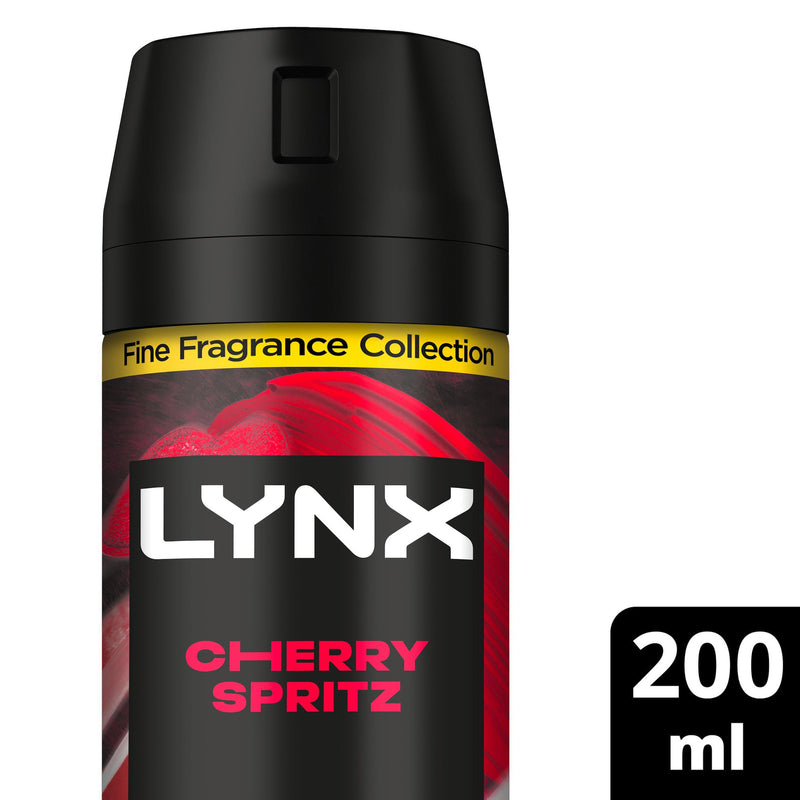 Lynx Cherry Spritz premium body spray 200ml (British brand)
