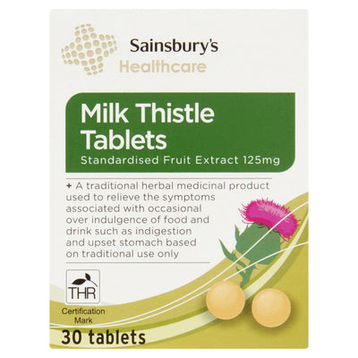 Sainsburys Sainsbury's Milk Thistle x30- Buy online at McGrocer