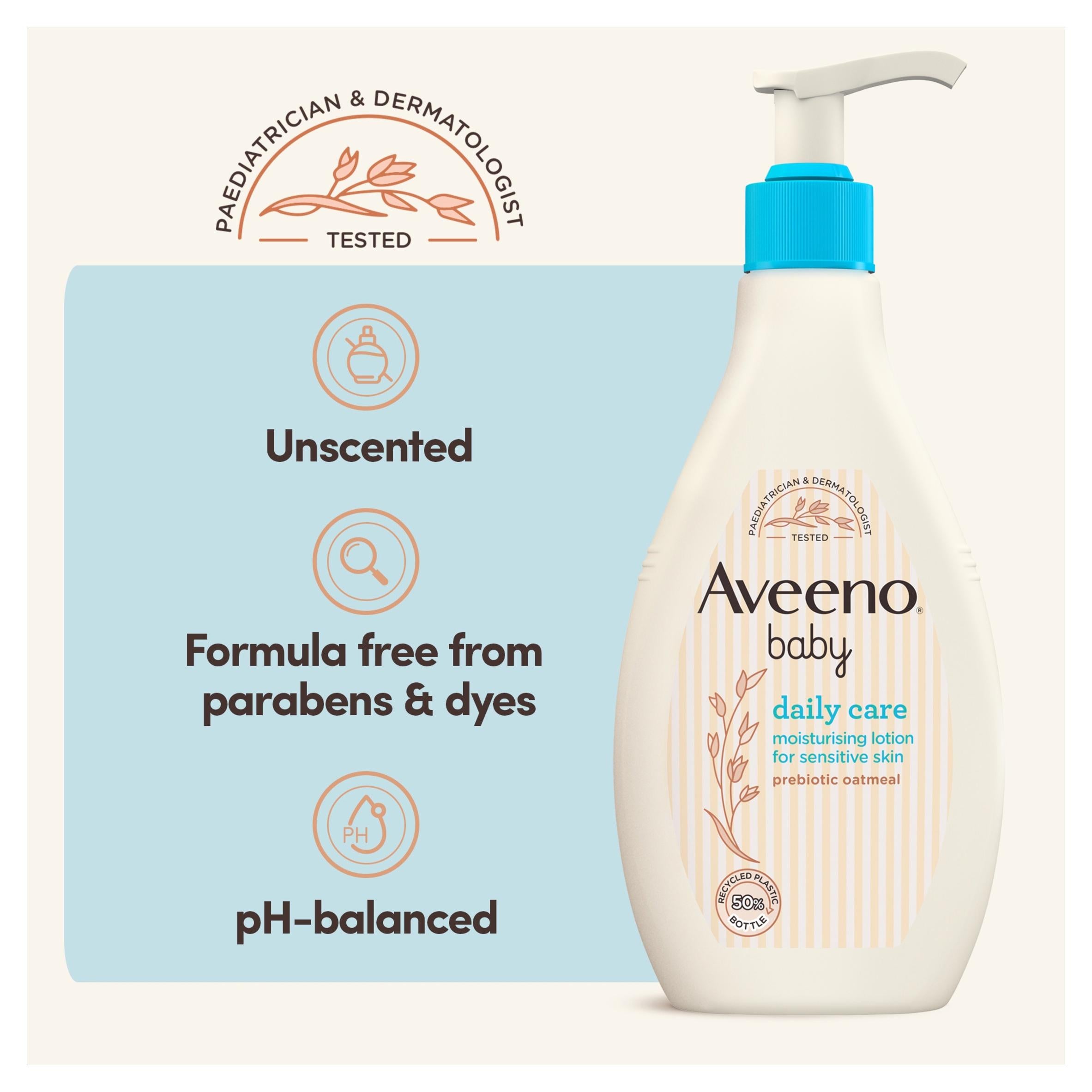 Aveeno Baby Daily Care Moisturising Lotion 250ml, imported from the UK