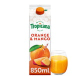 Tropicana orange mango fruit juice 850ml (British brand)