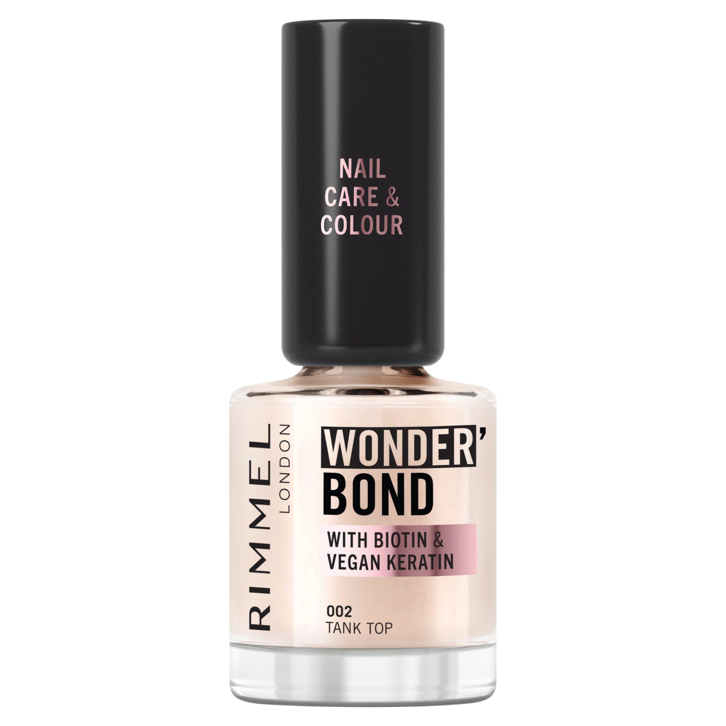 Rimmel Wonder Bond nail polish 002 Tank Top 12ml (British brand)