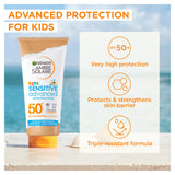 Garnier Ambre Solaire Kids sensitive sun cream SPF 50+ 175ml, UK version