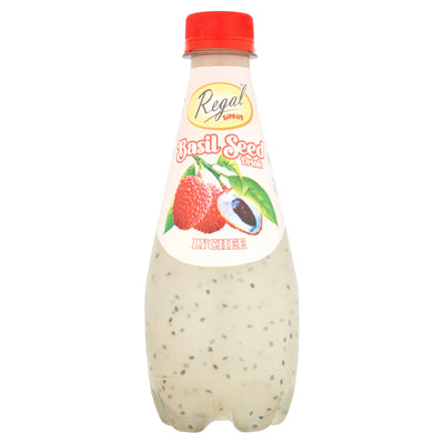 Sainsburys Regal Siprus Basil Seed Lychee Drink 320ml- Buy online at McGrocer