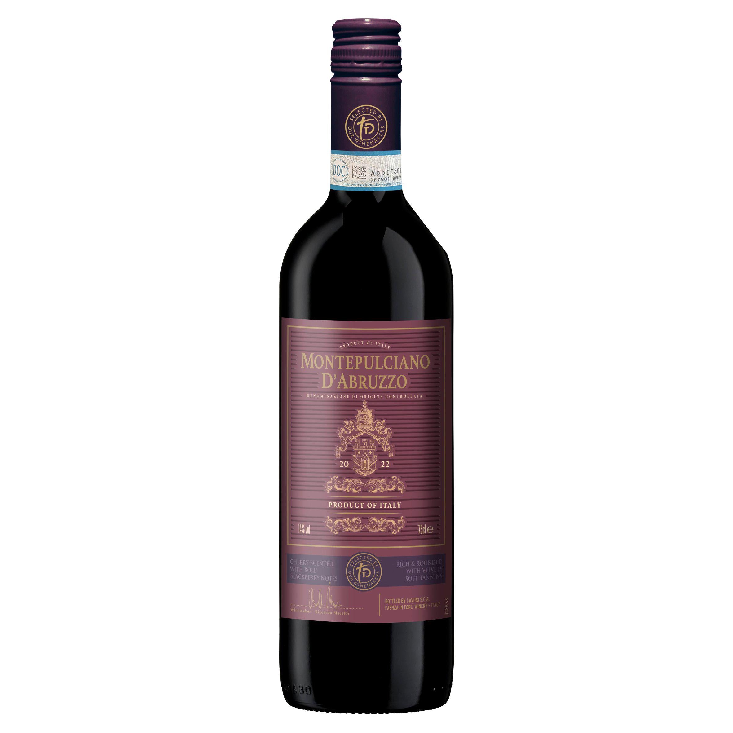 Sainsbury's Montepulciano D'abruzzo red wine 75cl (British brand)