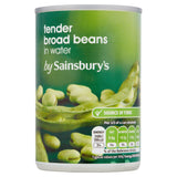 Sainsbury's broad beans in water 300g (British brand)