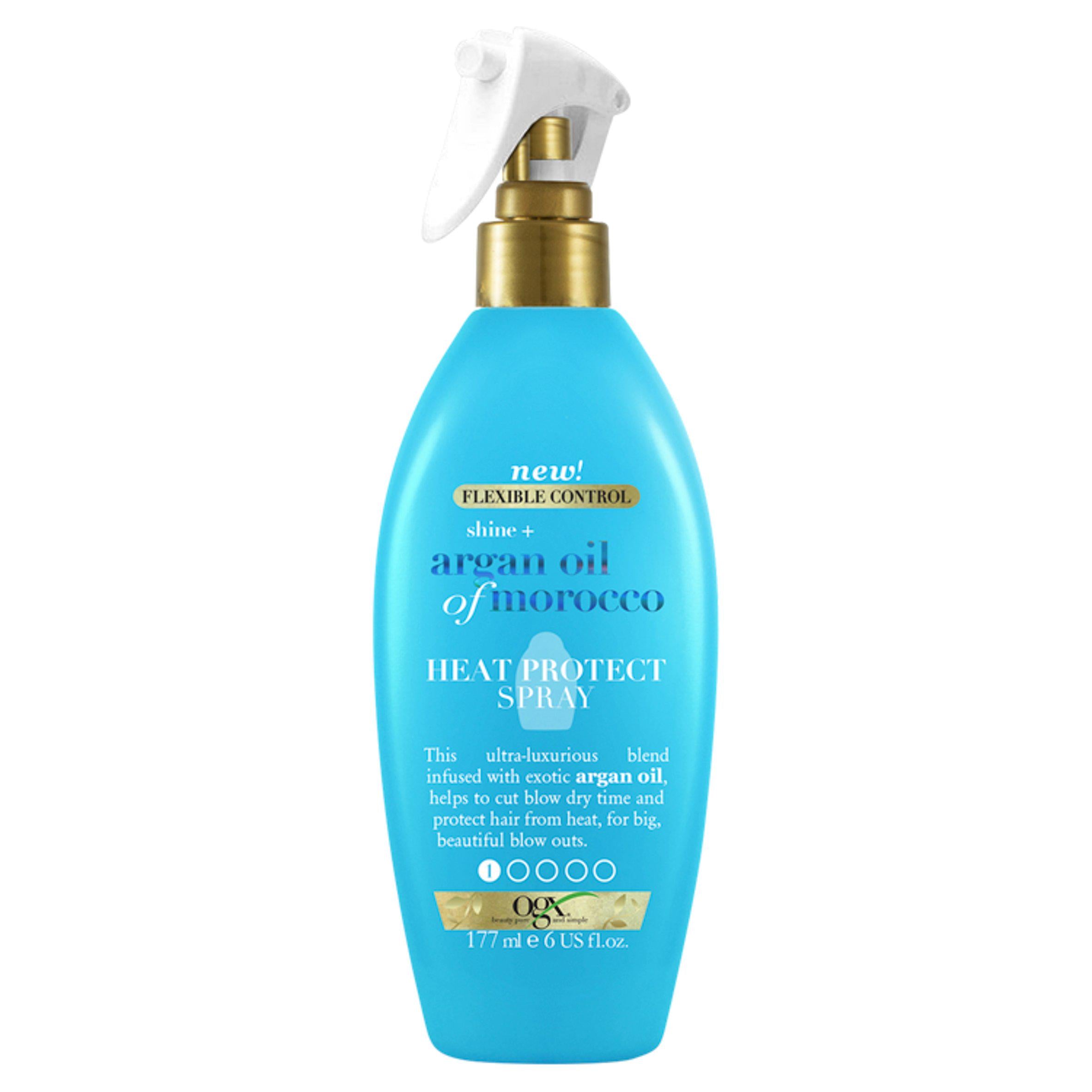 OGX argan oil heat protect spray 177ml, UK version